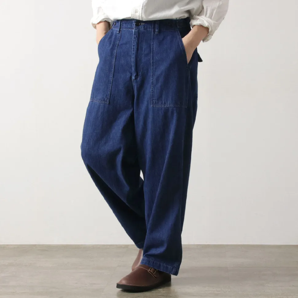 ORDINARY FITS / James Fatigue Denim with Used Finish