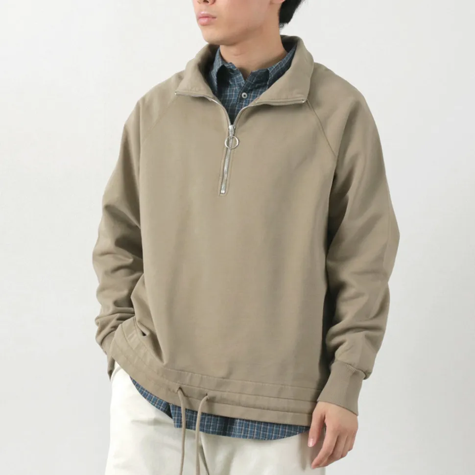 PARAGES / Battle Half Zip Sweatshirt