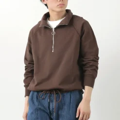 PARAGES / Battle Half Zip Sweatshirt