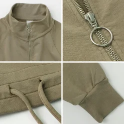 PARAGES / Battle Half Zip Sweatshirt