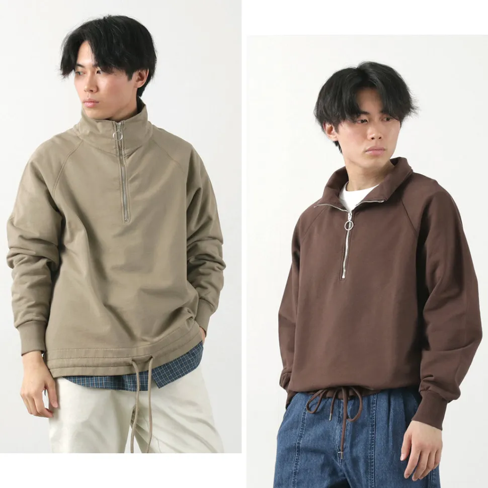 PARAGES / Battle Half Zip Sweatshirt