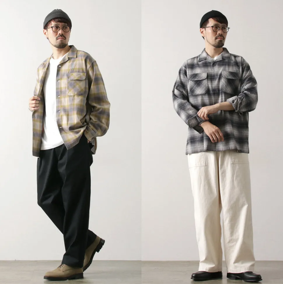 PENDLETON / Open Collar Shirt