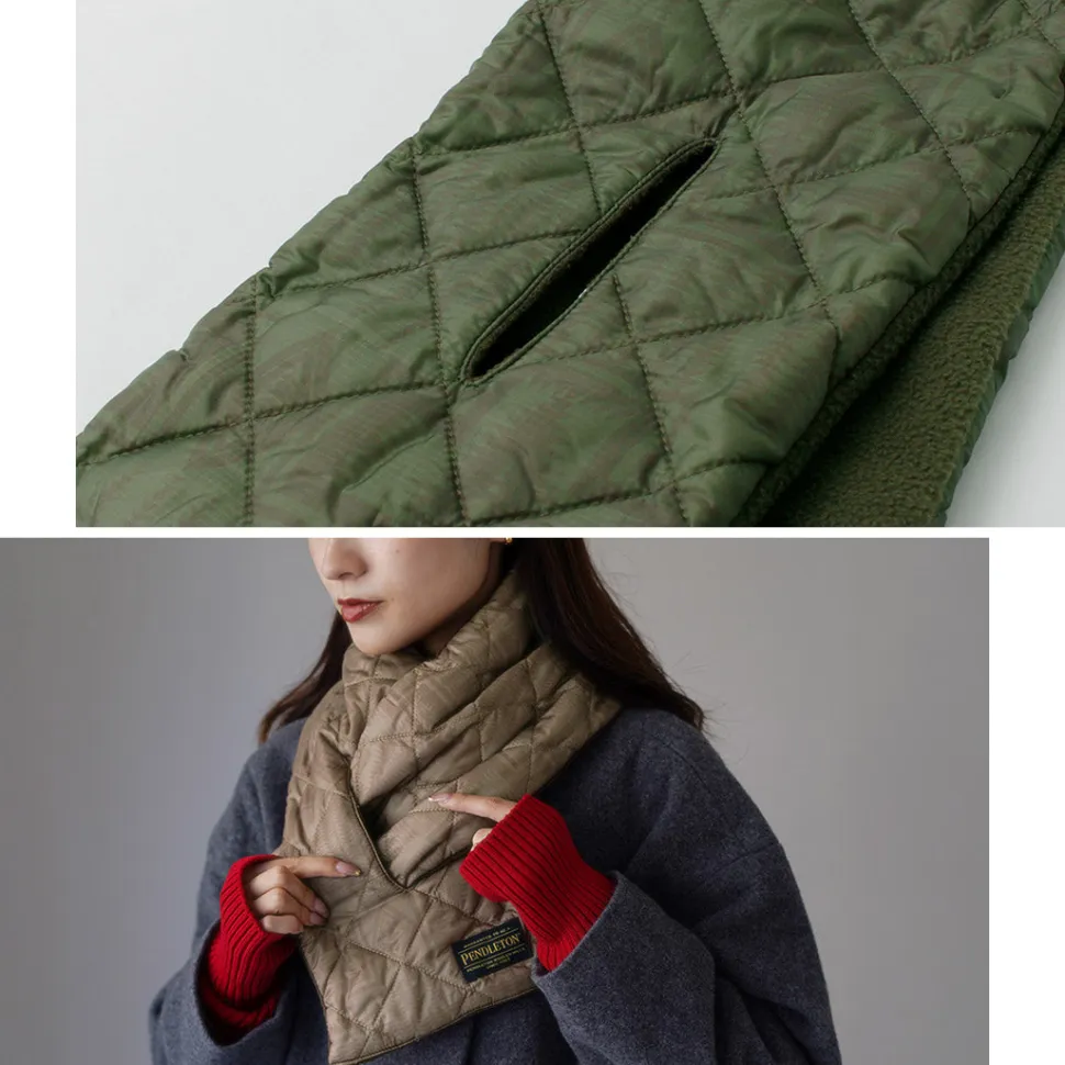 PENDLETON / Quilted Scarf Thinsulate