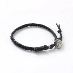 PHADUA / Braided 1.5mm Leather Anklet