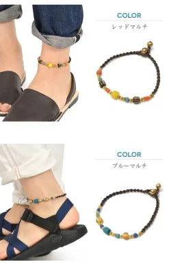 PHADUA / Indian Antique Beaded Anklet