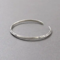 PHADUA / Karen silver bangle / 1438