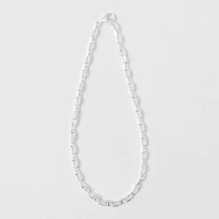 PHADUA / Semi solid anchor chain anklet 925 silver