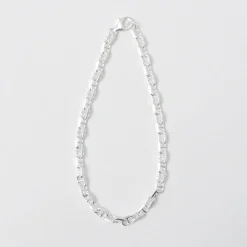 PHADUA / Semi solid anchor chain bracelet 925 silver
