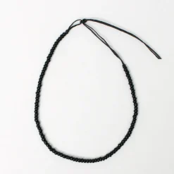 PHADUA / Solid glass bead anklet