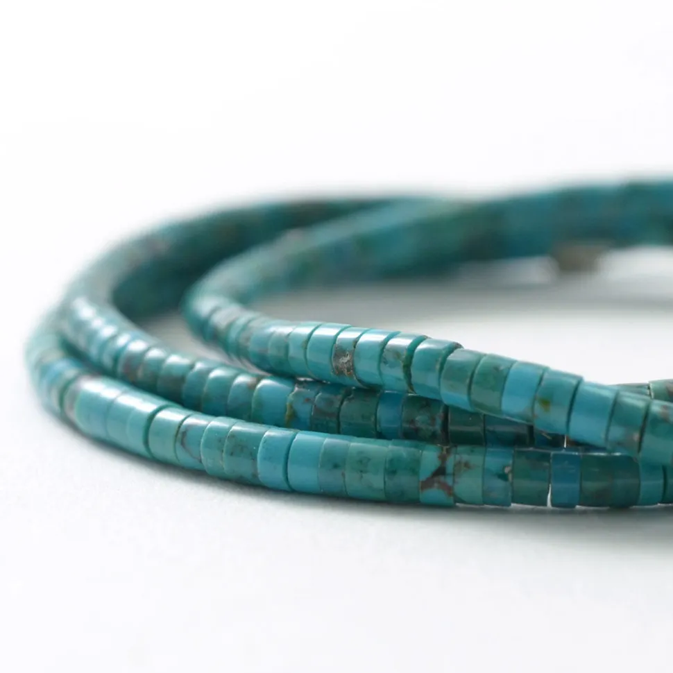 PHADUA / Turquoise Beaded Anklet