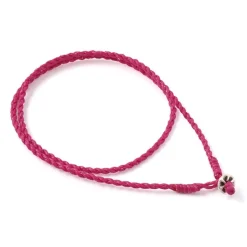 PHADUA / Wax Cord Silver Choker Necklace