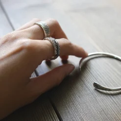 phaduA / Wide silver ring