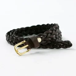 PITTI PELLE / Mesh Leather Belt 15mm width