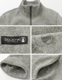 POUTNIK BY TILAK / Monk zip-up fleece jacket