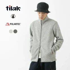 POUTNIK BY TILAK / Monk zip-up fleece jacket