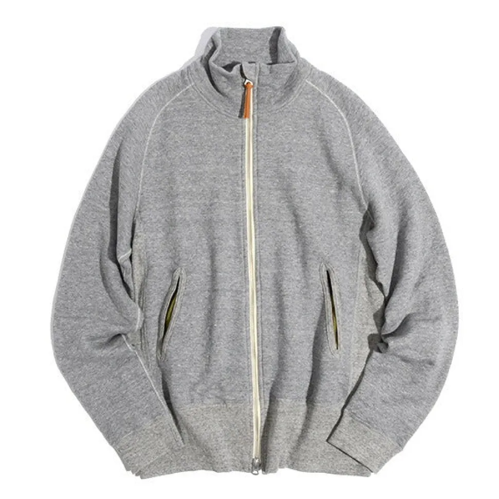 RE MADE IN TOKYO JAPAN / Classic sweatshirt stand-up collar blouson