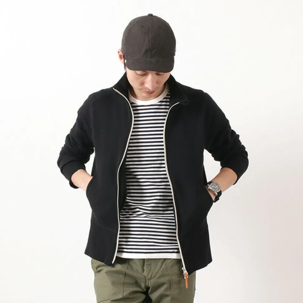 RE MADE IN TOKYO JAPAN / Classic sweatshirt stand-up collar blouson