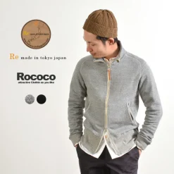 RE MADE IN TOKYO JAPAN / Classic sweatshirt stand-up collar blouson