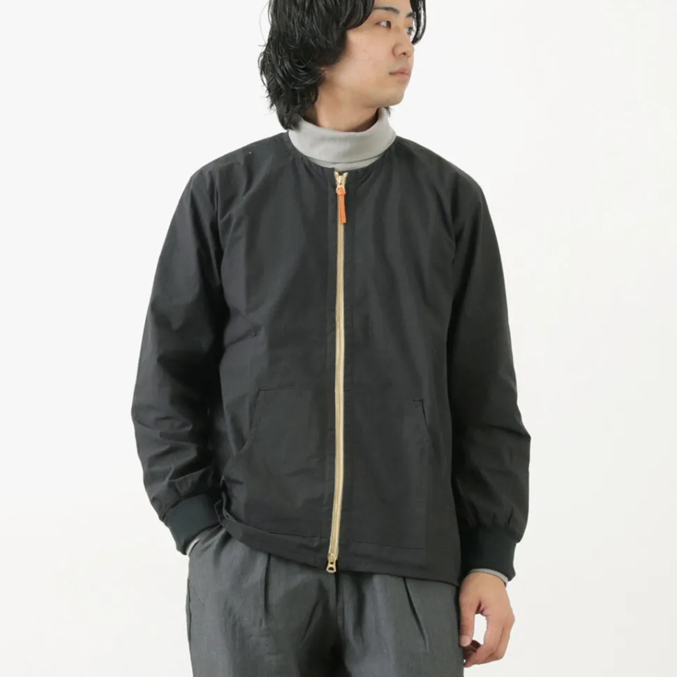 RE MADE IN TOKYO JAPAN / Cotton Nylon Crew Cardigan