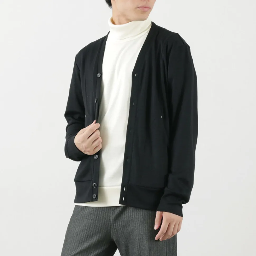 RE MADE IN TOKYO JAPAN / Dress Wool Knit Round Cut Cardigan