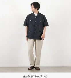 RE MADE IN TOKYO JAPAN / French Linen Tucked Pants