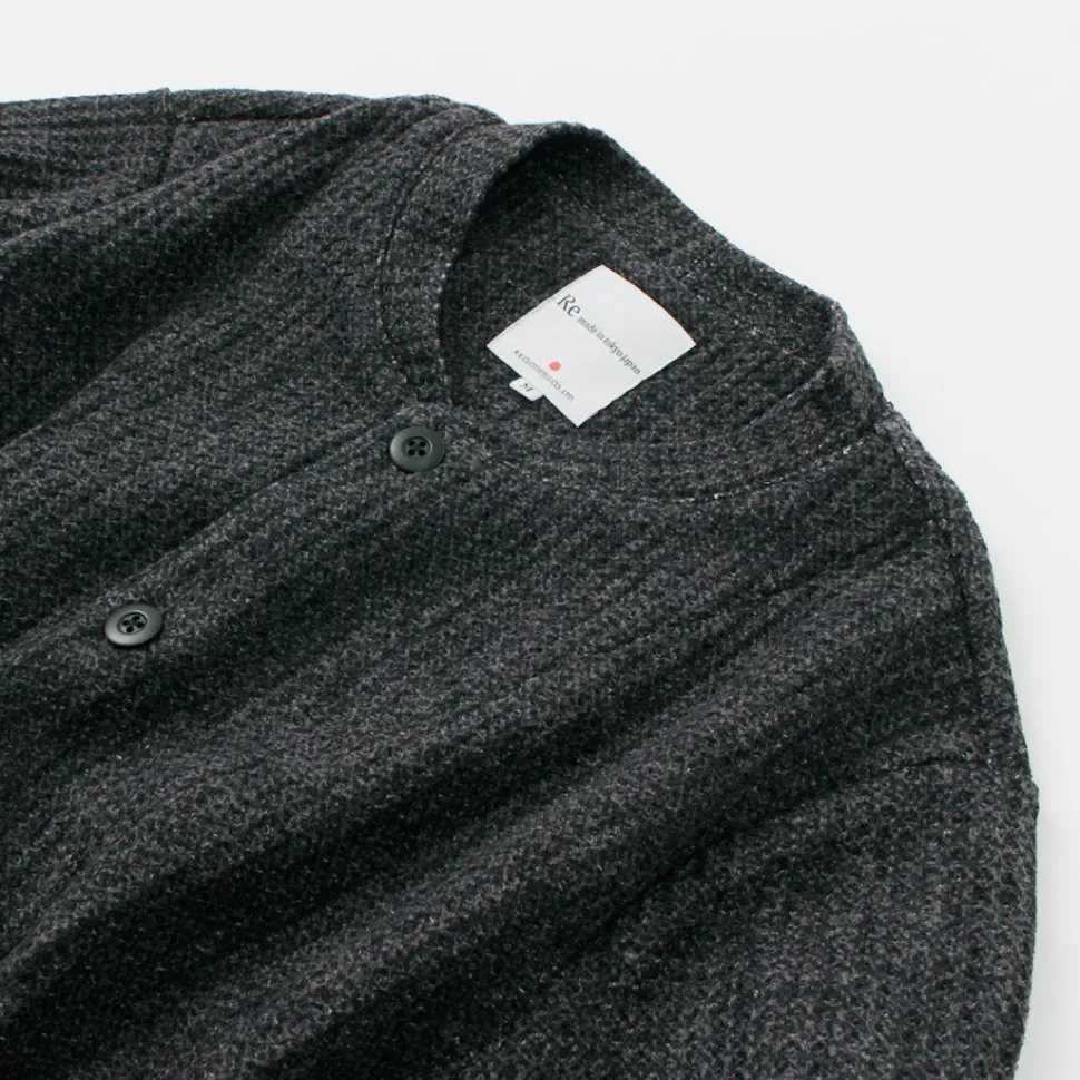 RE MADE IN TOKYO JAPAN / Glen Check Fleece Cardigan