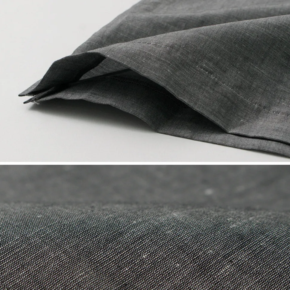 RE MADE IN TOKYO JAPAN / Herdmans Linen Open Collar Shirt