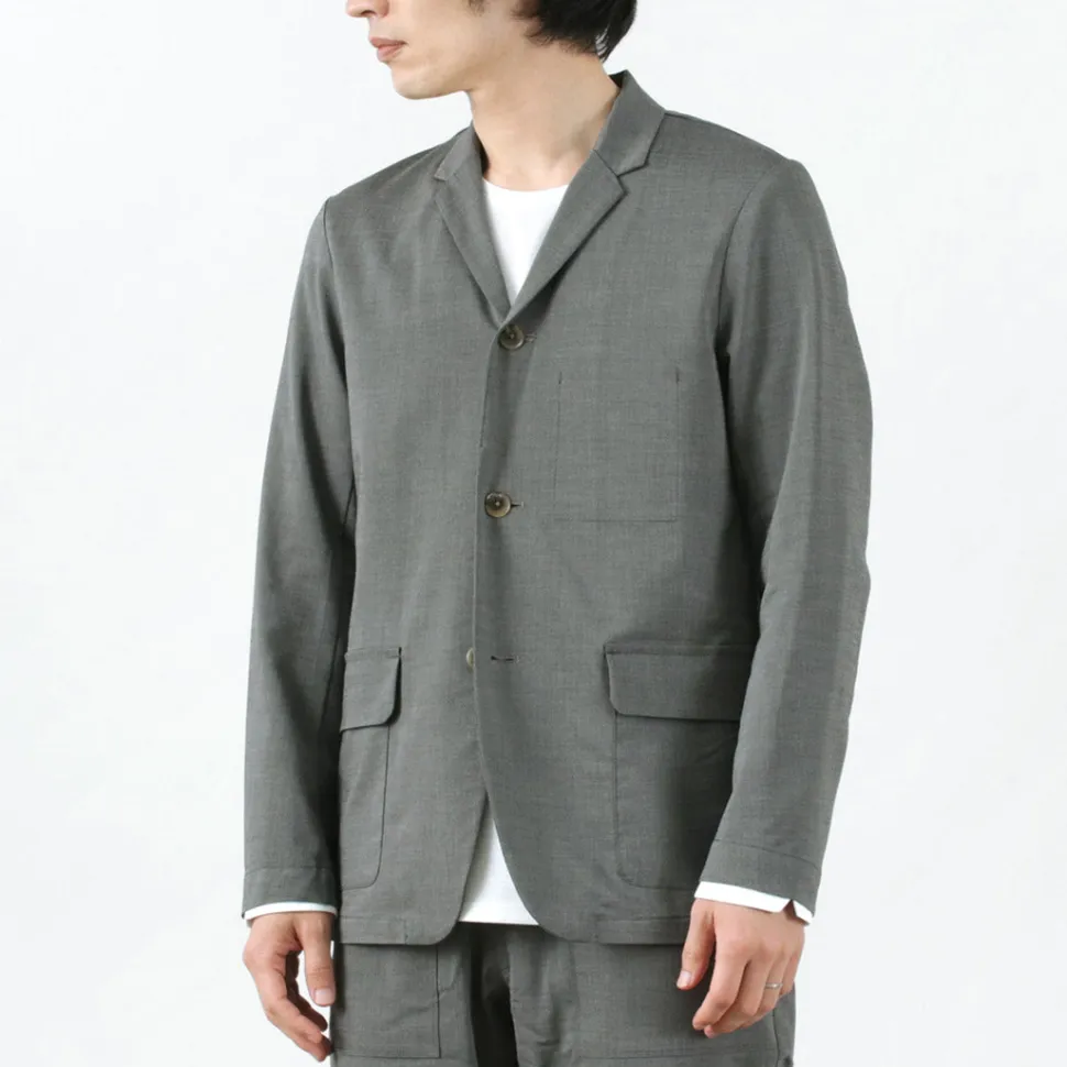 RE MADE IN TOKYO JAPAN / High Twist Tro Dress Jacket