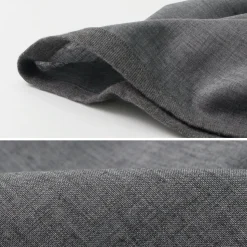 RE MADE IN TOKYO JAPAN / Linen Canvas Henry Neck T-Shirt