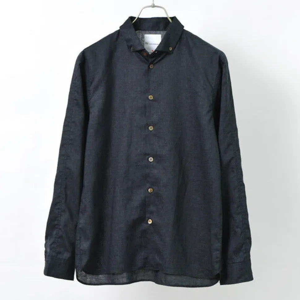 RE MADE IN TOKYO JAPAN / Linen Canvas Split Raglan Shirt