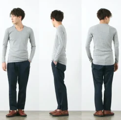 RE MADE IN TOKYO JAPAN / Long Sleeve Perfect Innerwear U Neck