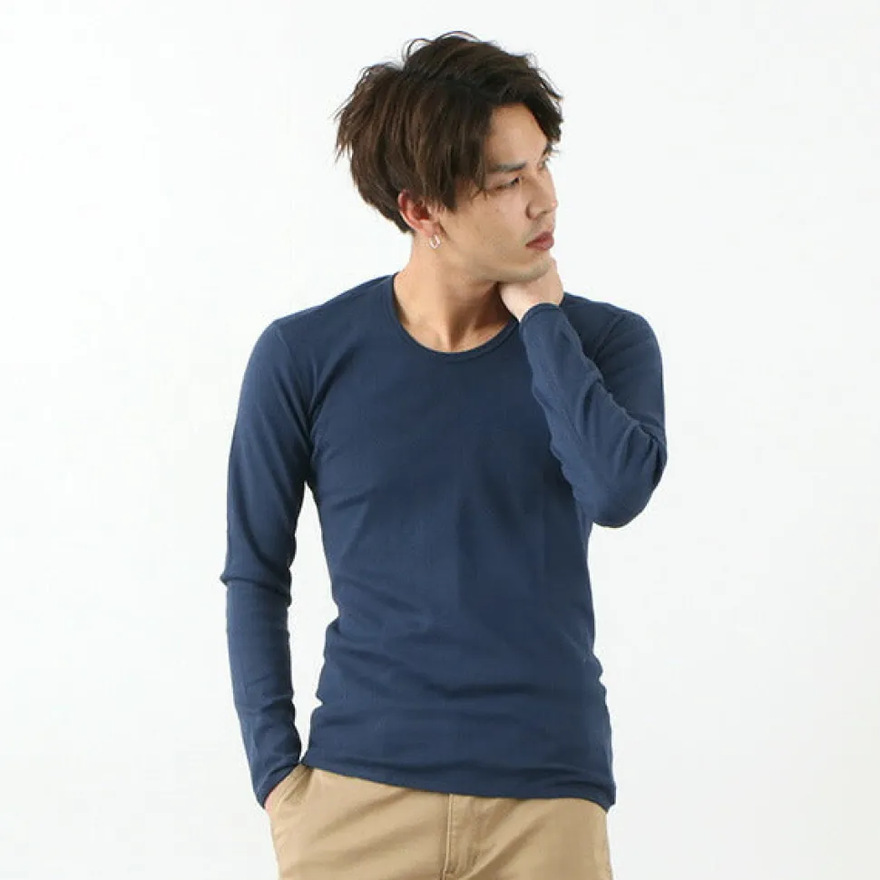 RE MADE IN TOKYO JAPAN / Long Sleeve Perfect Innerwear U Neck
