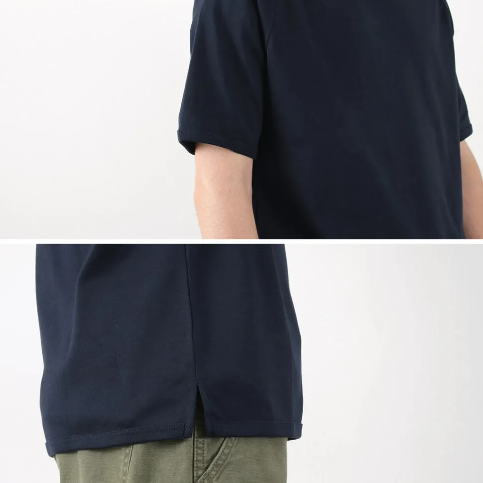RE MADE IN TOKYO JAPAN / Perfect Inner Giza Mock Neck Half Sleeve T-Shirt
