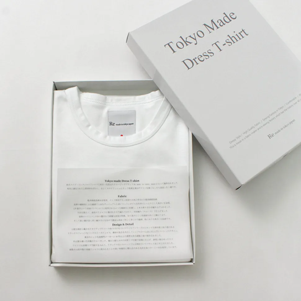 RE MADE IN TOKYO JAPAN / Tokyo Made Dress Organic T-shirt