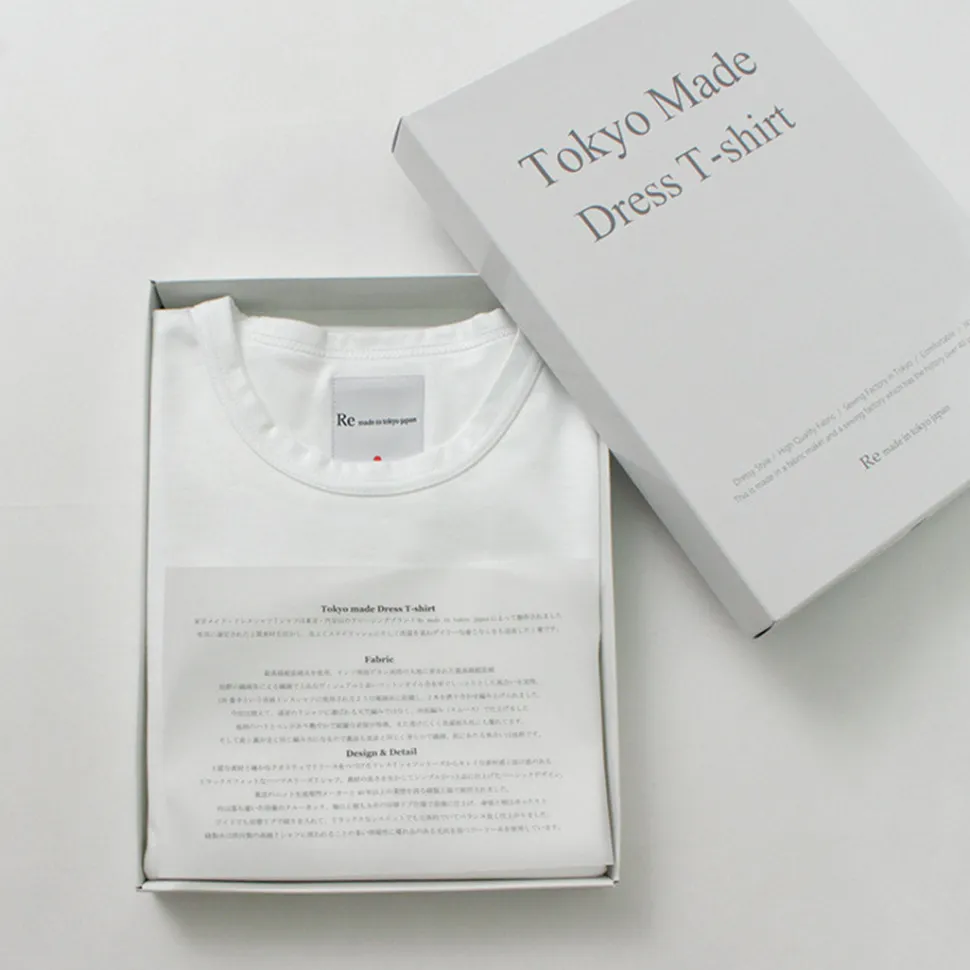 RE MADE IN TOKYO JAPAN / Tokyo Made Dress T-shirt Crew Neck