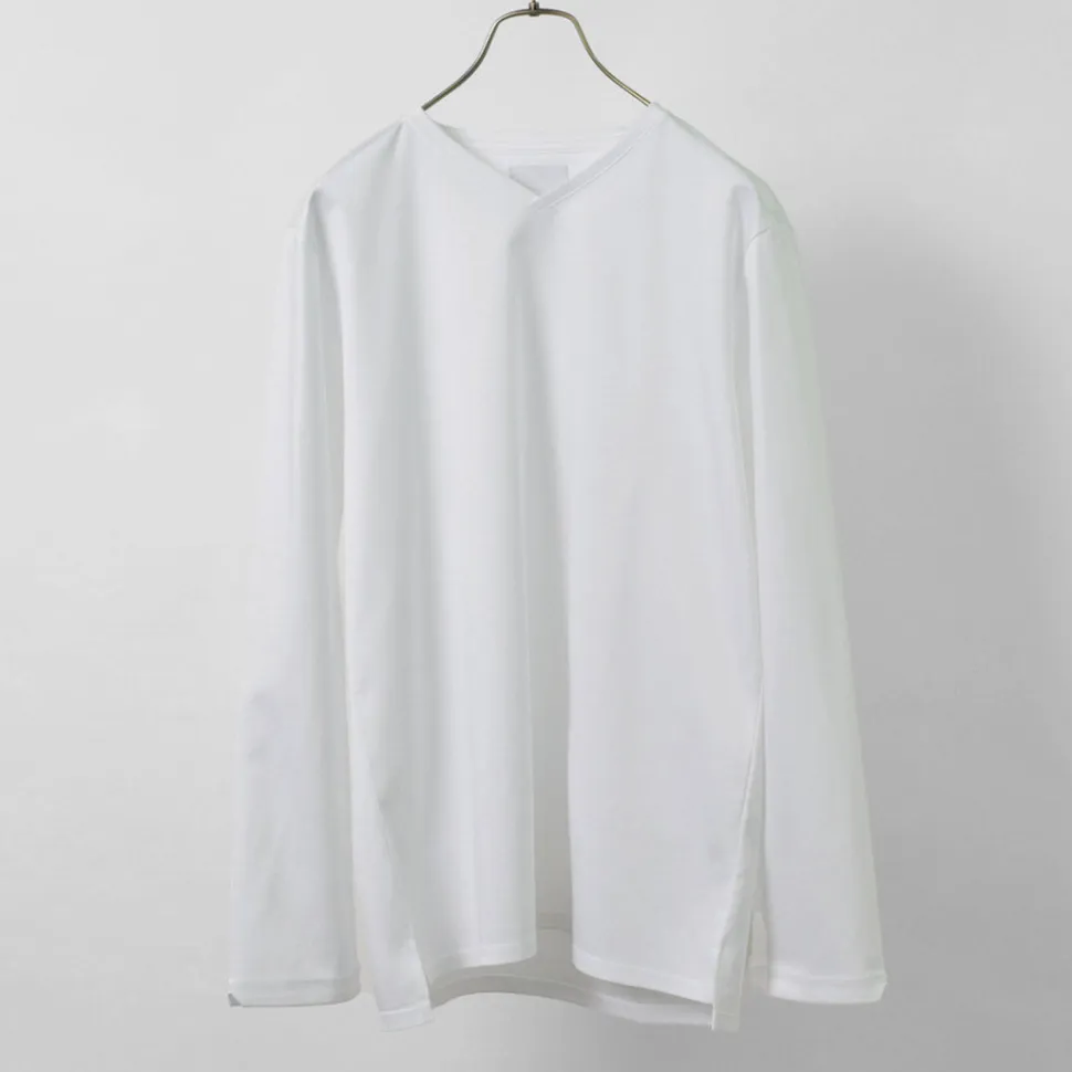 RE MADE IN TOKYO JAPAN / Tokyo Made V-Neck Long Sleeve Dress T-Shirt 5721A-CT
