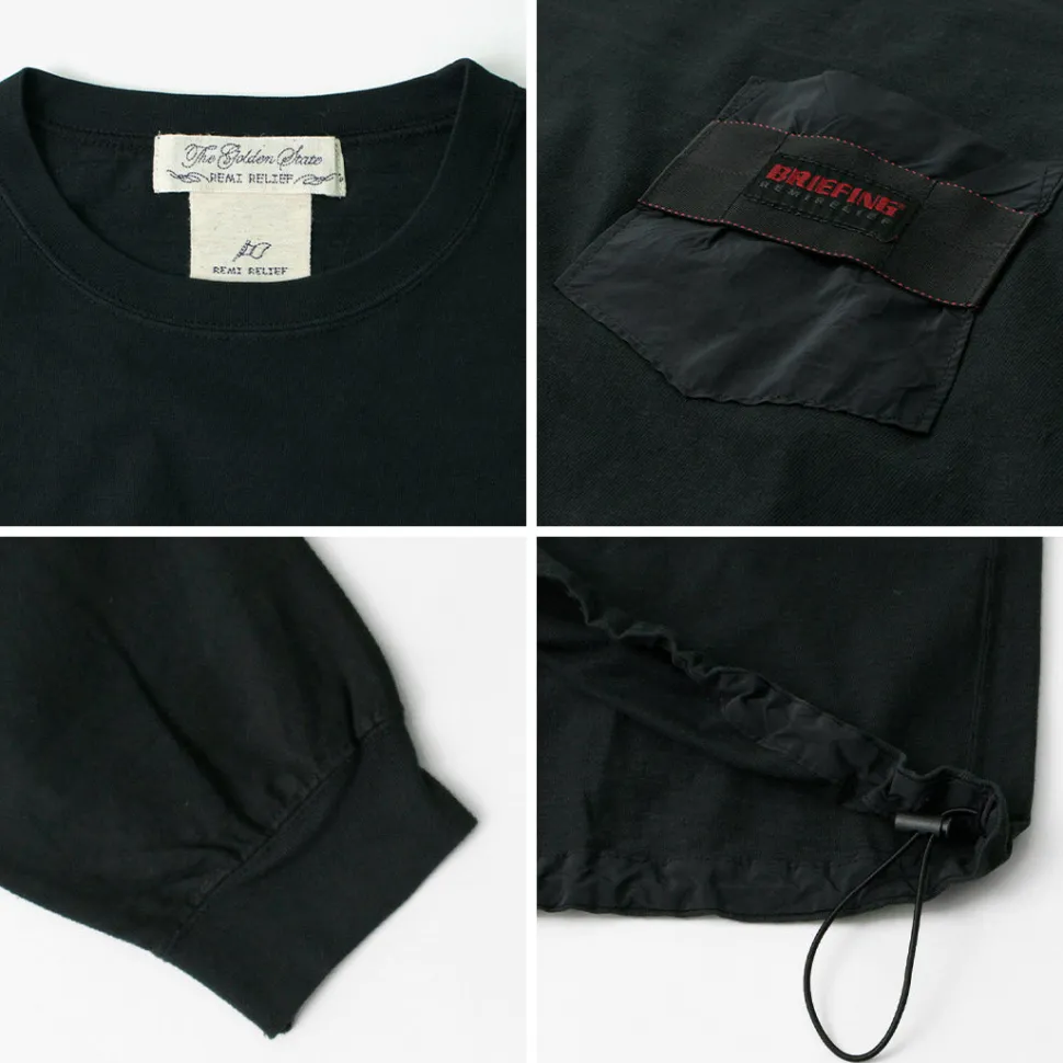 REMI RELIEF × BRIEFING / Long Sleeve T-Shirt 1