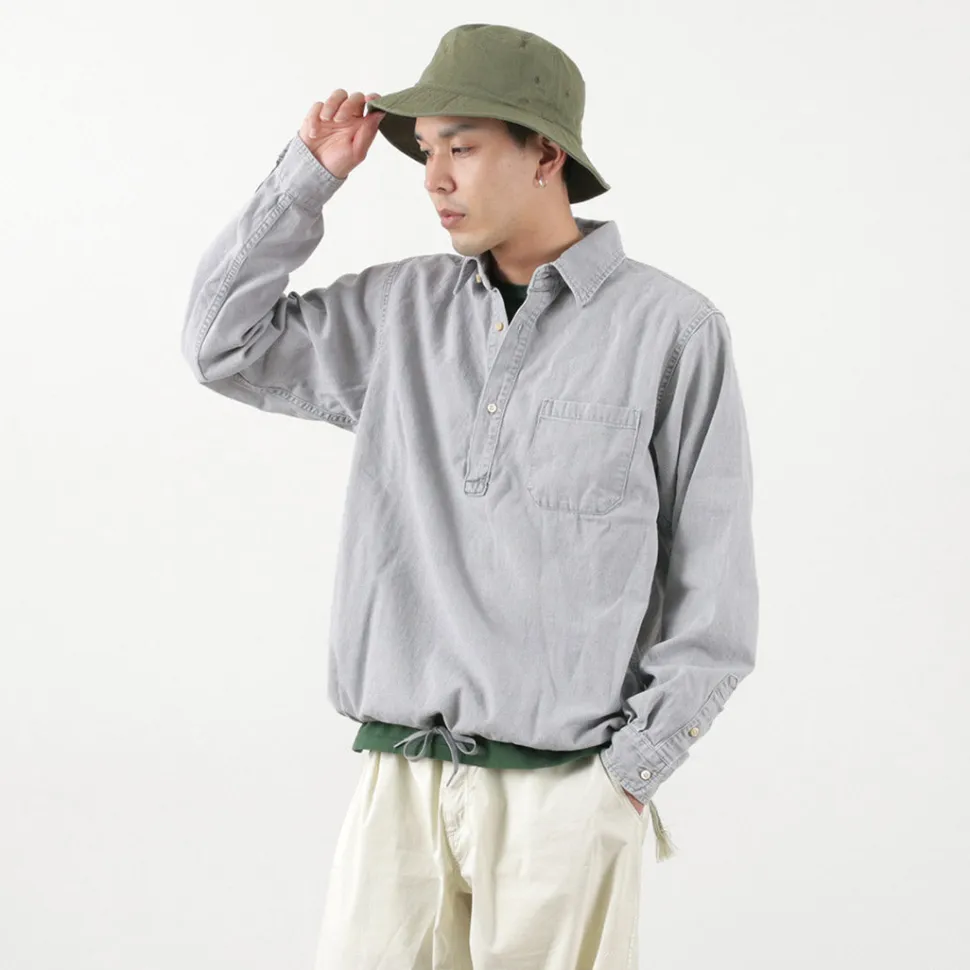REMI RELIEF / Denim Pullover Shirt
