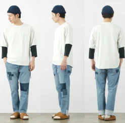 REMI RELIEF / Jersey Grunge 7/10 Sleeve T-Shirt