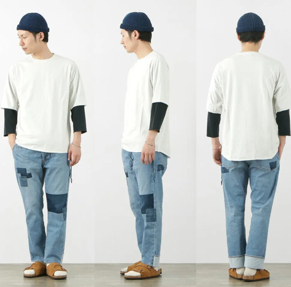 REMI RELIEF / Jersey Grunge 7/10 Sleeve T-Shirt
