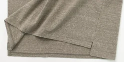 REMI RELIEF / Melange Jersey Long Sleeve Henley Neck Pocket T-Shirt