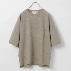 REMI RELIEF / Melange jersey short sleeve pocket T-shirt