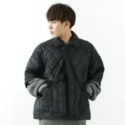 REMI RELIEF / Military Ripstop Short Sleeve Quilted Shirt Jacket