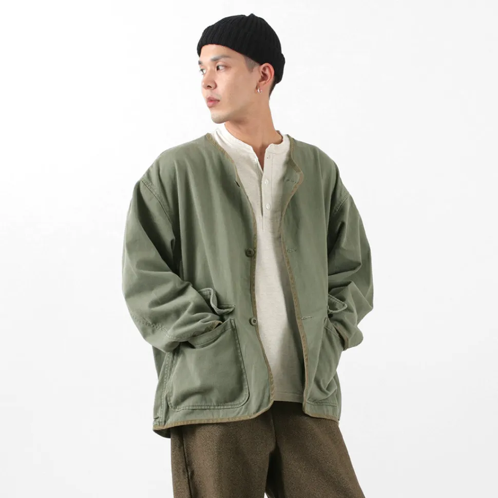 REMI RELIEF / Military satin Jacket