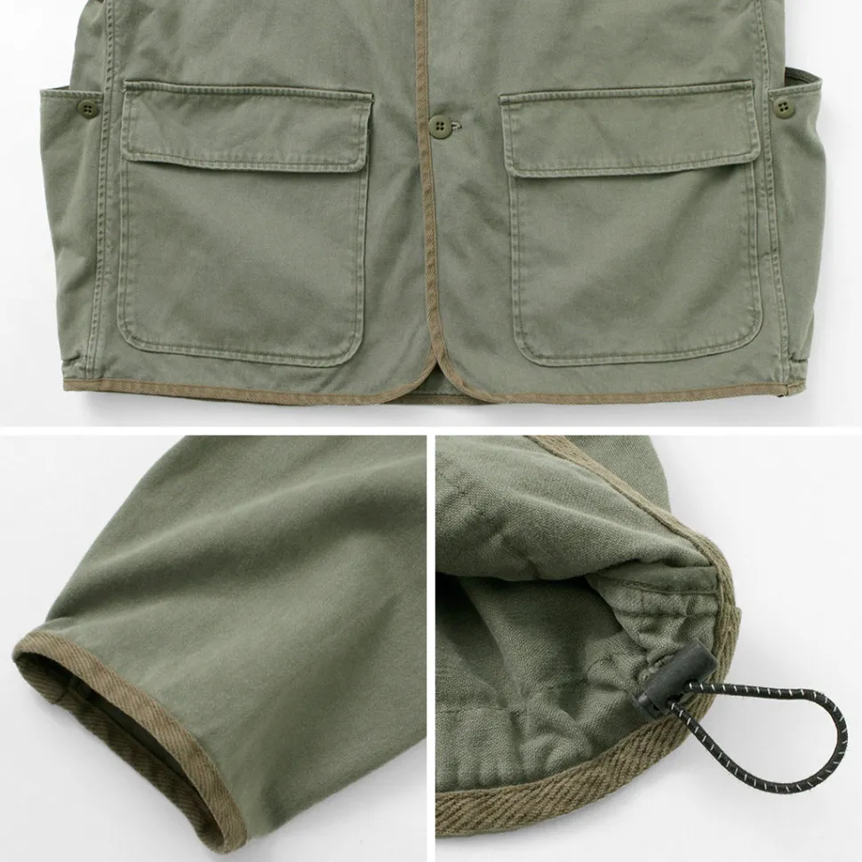 REMI RELIEF / Military satin Jacket