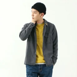 REMI RELIEF / Military Shirt (Flower Studded)