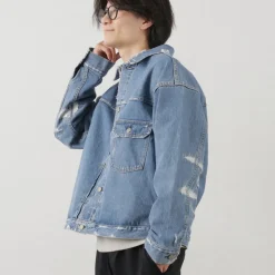 REMI RELIEF / 14OZ DENIM 1st JKT (repaired)