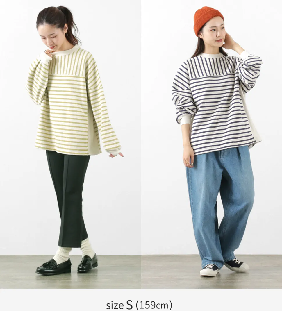 REMI RELIEF / 16/2 stripe FOOTBALL LONG T