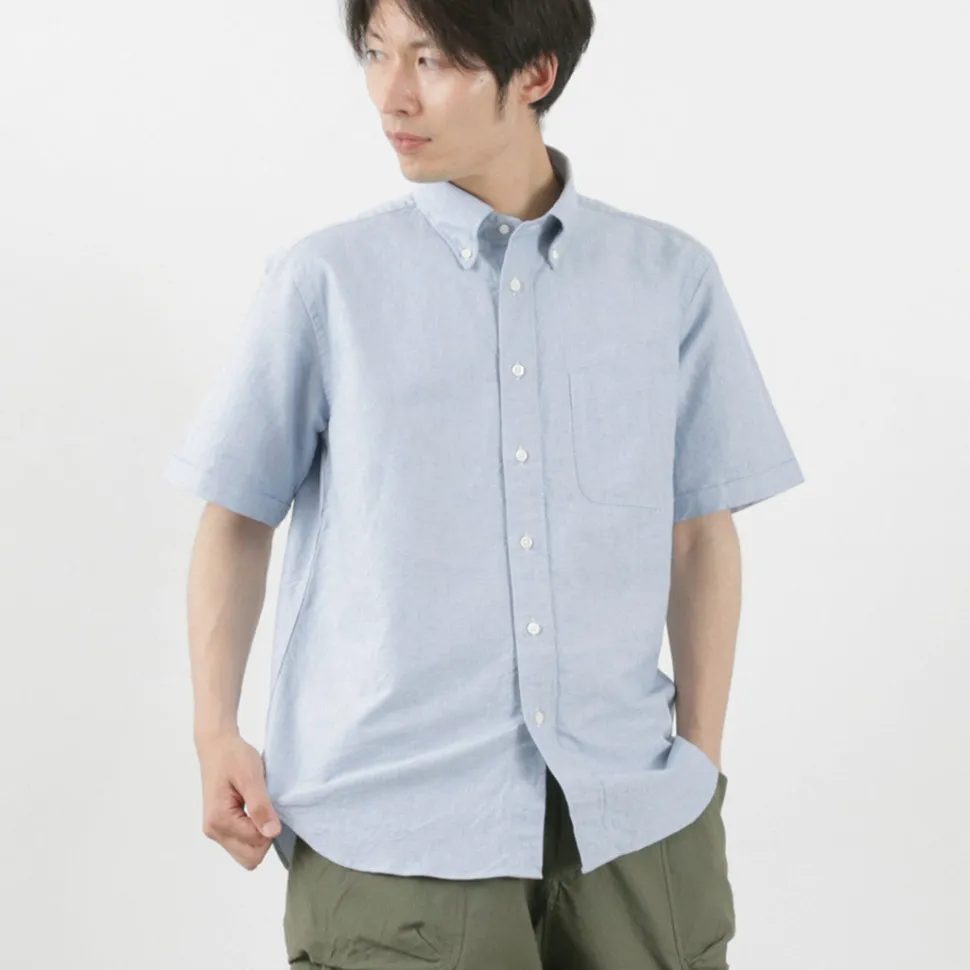 ROCOCO / American Oxford S/S Classic Button Down Shirt
