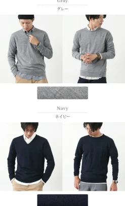 ROCOCO / Italian Extra Fine Merino Wool 14GG High Gauge Knits